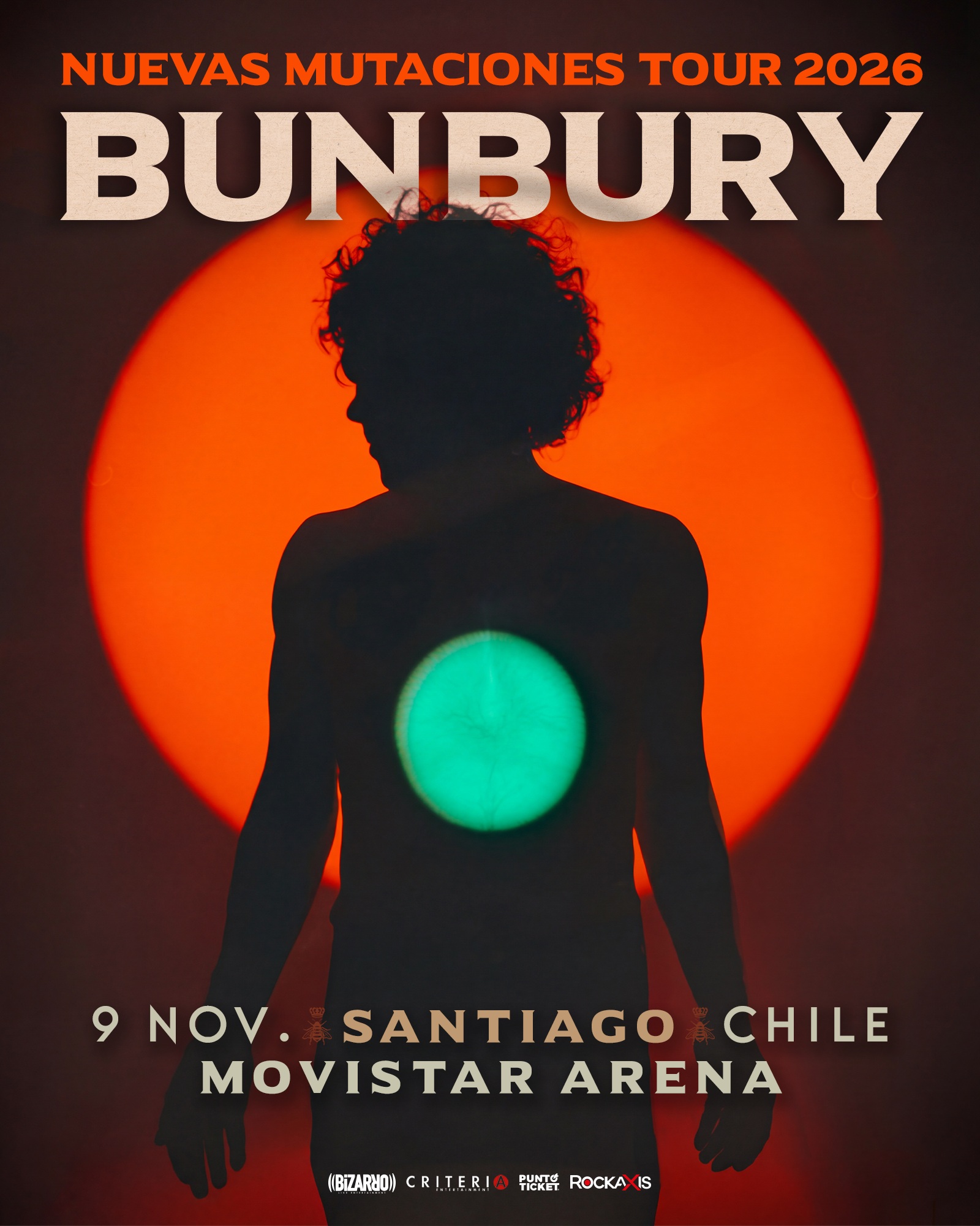 Bunbury vuelve a Chile presentando su nuevo disco